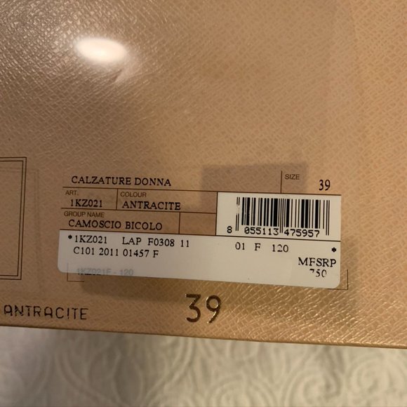 Prada Camoscio Bicolo Wedge - Picture 13 of 13